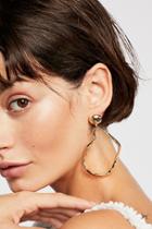 Liquid Metal Front To Back Earrings By Free People